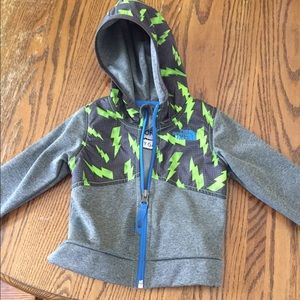 North face jacket infant size